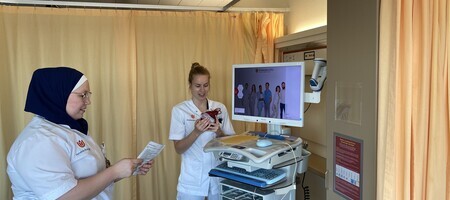 De afdeling Hematologie & Oncologie van Jamie en Merel